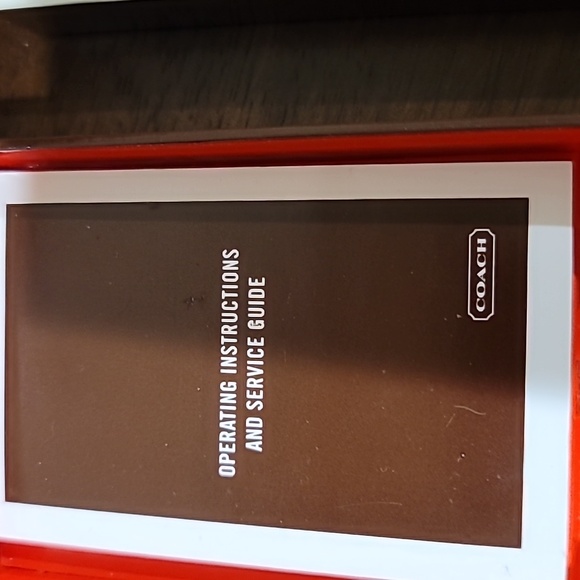 Coach Platinum rectangle watch EUC - Picture 4 of 7